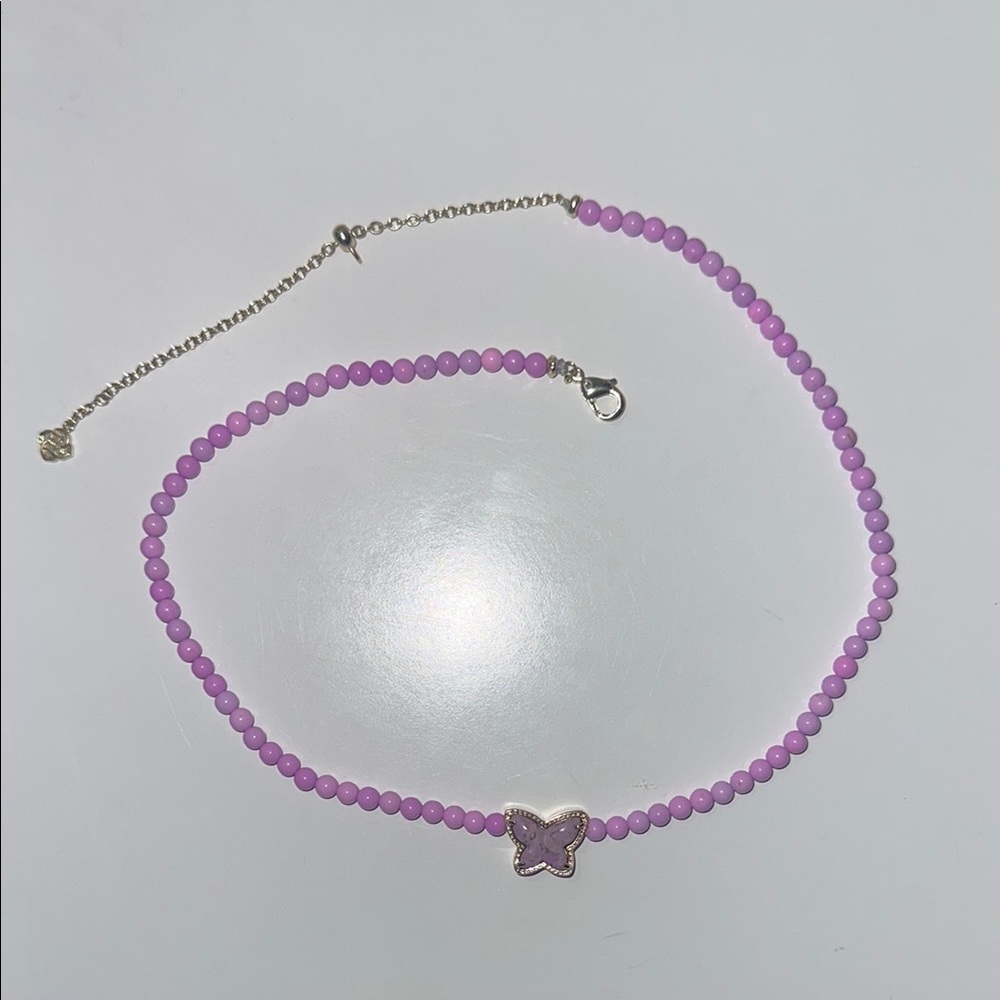 Kendra Scott Purple Beaded Necklace
